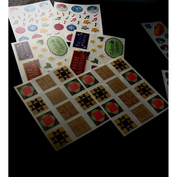 Creative Memories Stickers, Christmas,Confetti, Sledding, Winter Birthday, - Picture 2 of 11